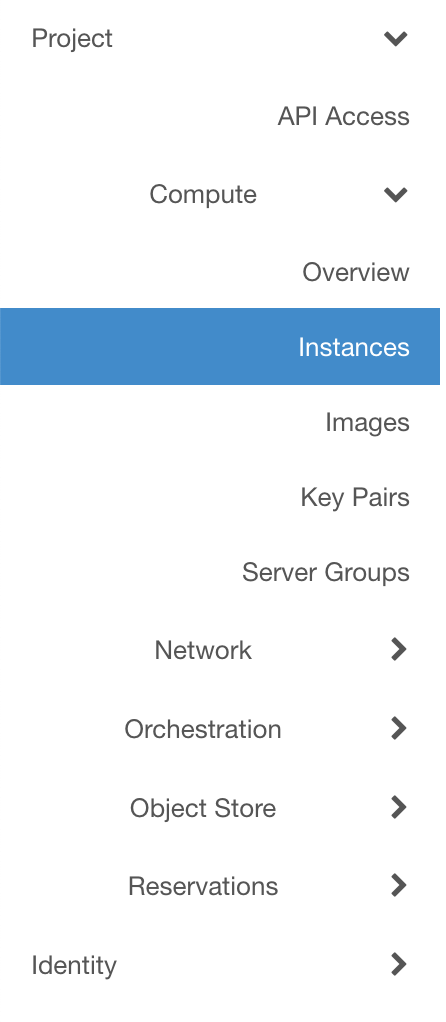 The GUI sidebar